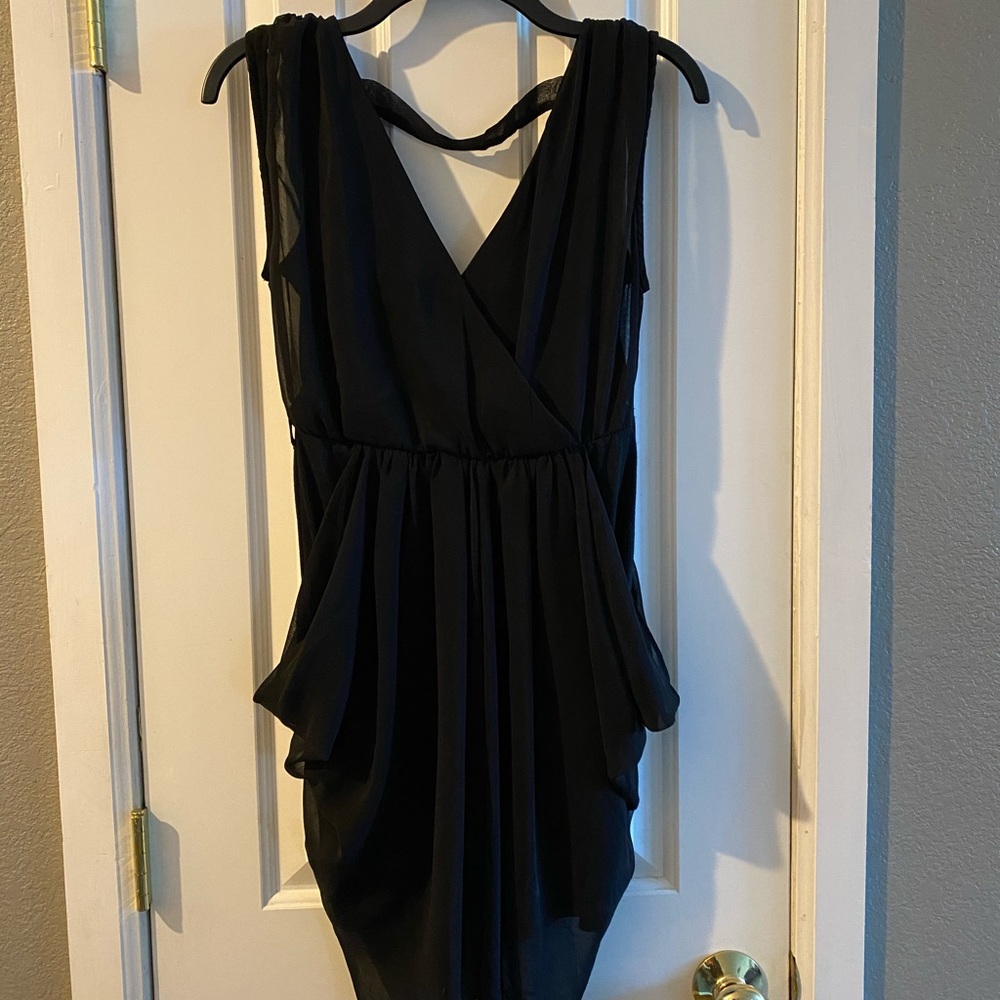 Mini black cocktail dress
